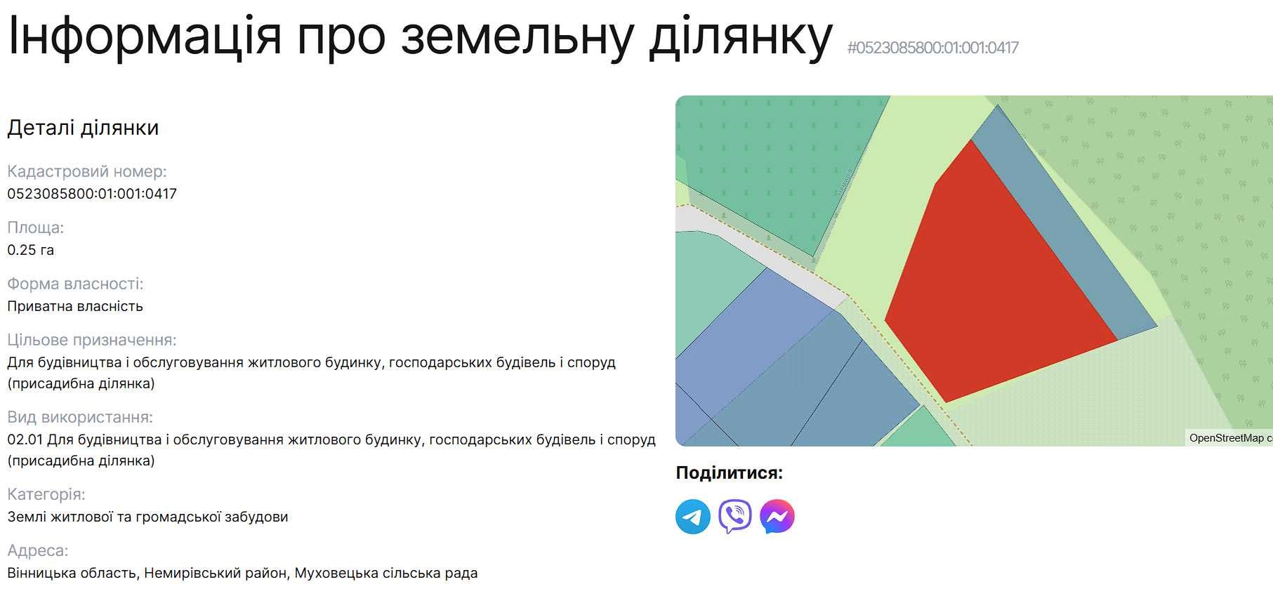 Обʼєкт нерухомості: ПЛОЩА - 33.5 CОТ., ЦІНА - 8 000 $
 — HUBTRUST, Вінниця