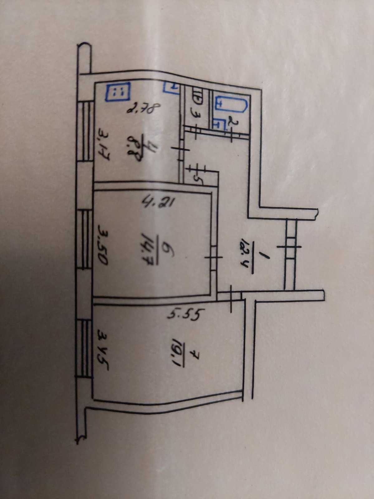 Обʼєкт нерухомості: 2 КІМ. КВАРТИРА, ПЛОЩА - 59.7 м², ЦІНА - 68 817 $
, Ленінський — HUBTRUST, Вінниця