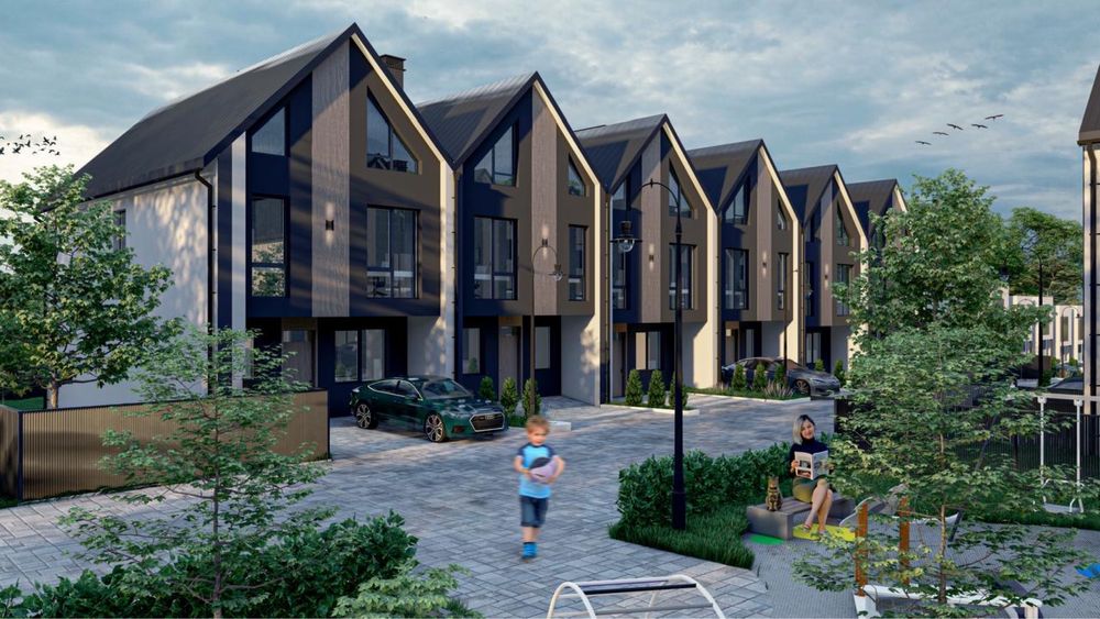 4 КІМ. ТАУНХАУС, ПЛОЩА - 132 м², ЦІНА - 580 $
