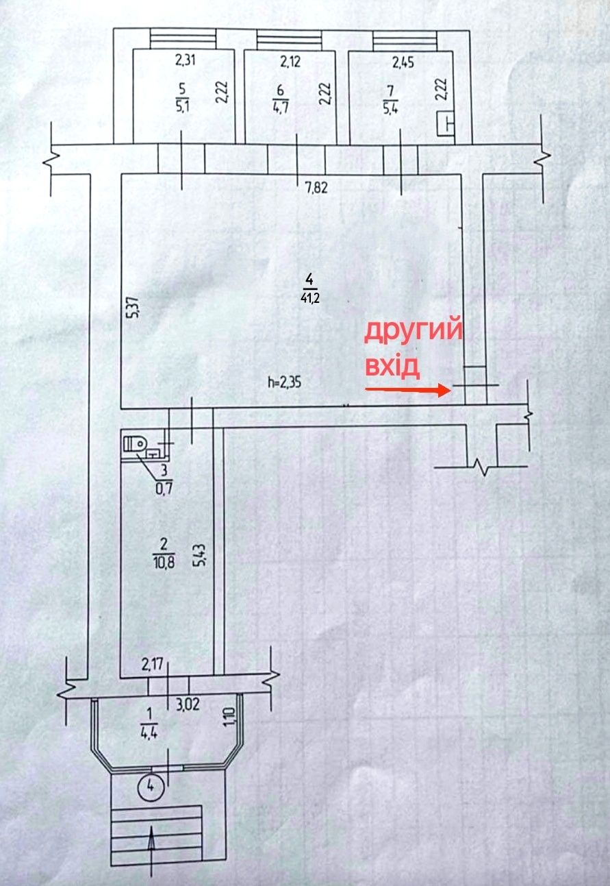 Обʼєкт нерухомості: ПЛОЩА - 80 м², ЦІНА - 965 $
, Ленінський — HUBTRUST, Вінниця