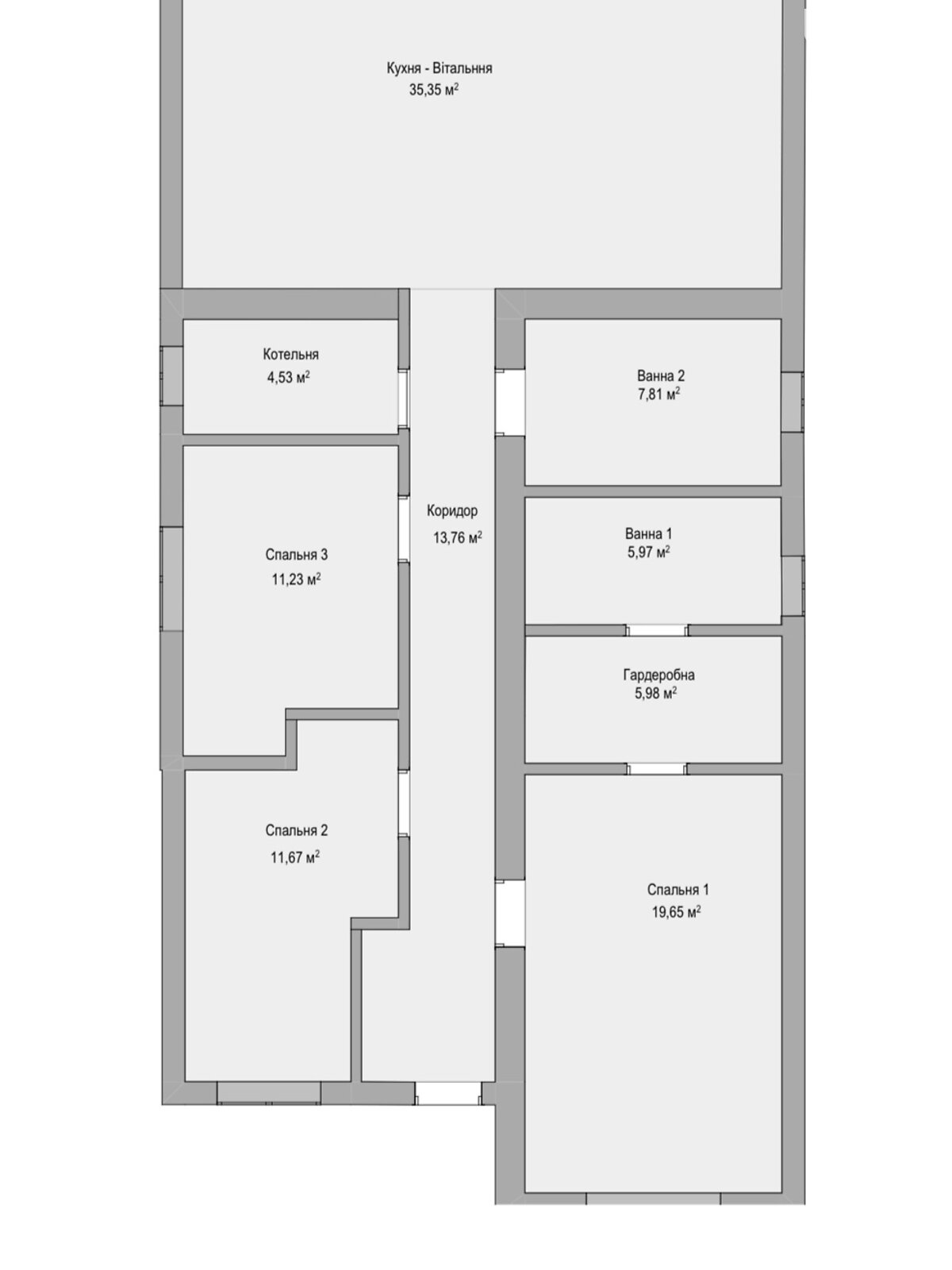 Обʼєкт нерухомості: 5 КІМ. БУДИНОК, ПЛОЩА - 217 м², ЦІНА - 159 990 $
 — HUBTRUST, Вінниця