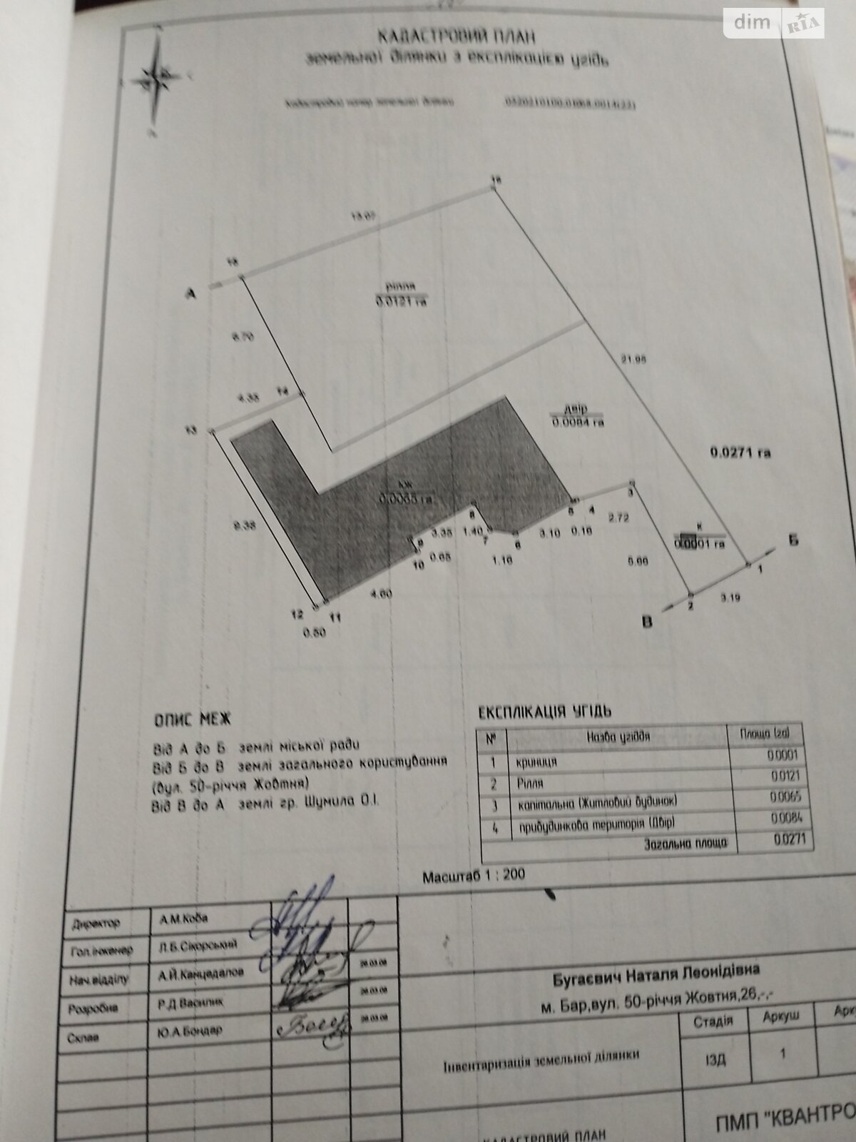 ПЛОЩА - 0.06 CОТ., ЦІНА - 6 000 $
, вул. Святого Миколая
