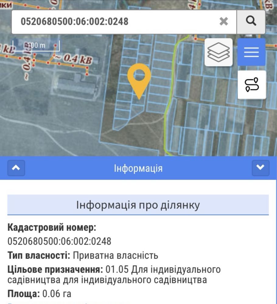 ПЛОЩА - 12 CОТ., ЦІНА - 12 500 $

