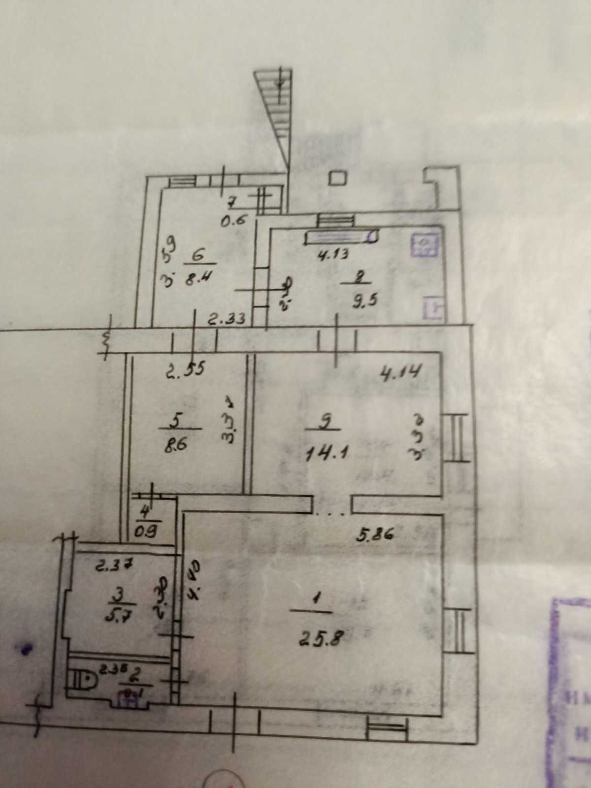 Обʼєкт нерухомості: ПЛОЩА - 77 м², ЦІНА - 1 204 $
, Ленінський — HUBTRUST, Вінниця