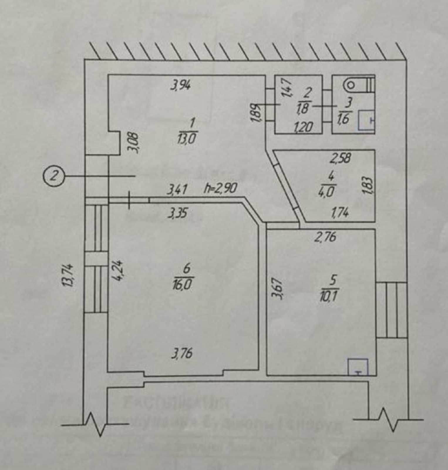 Обʼєкт нерухомості: ПЛОЩА - 47 м², ЦІНА - 103 000 $
, Ленінський — HUBTRUST, Вінниця