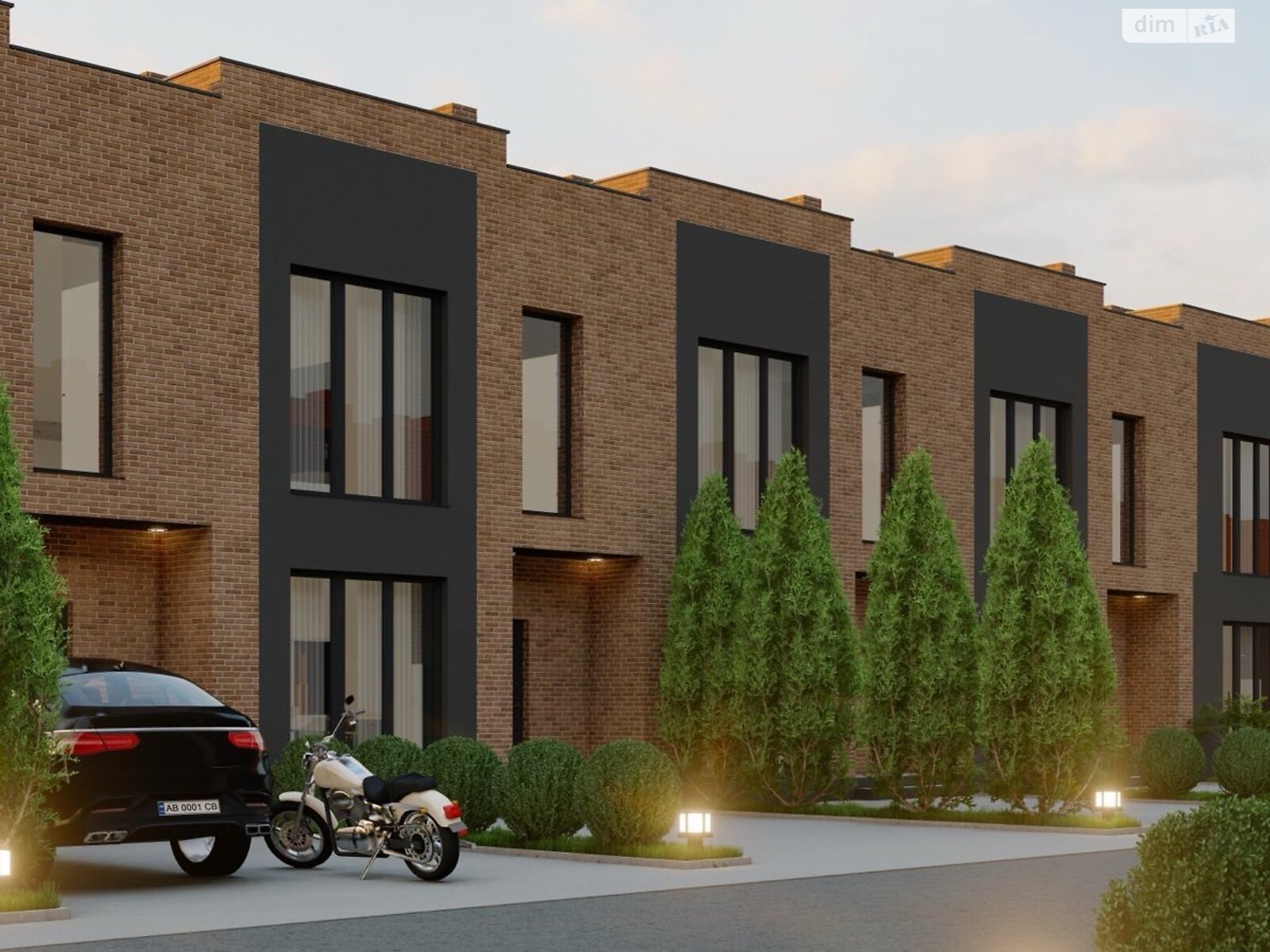2 КІМ. ТАУНХАУС, ПЛОЩА - 76 м², ЦІНА - 62 000 $
