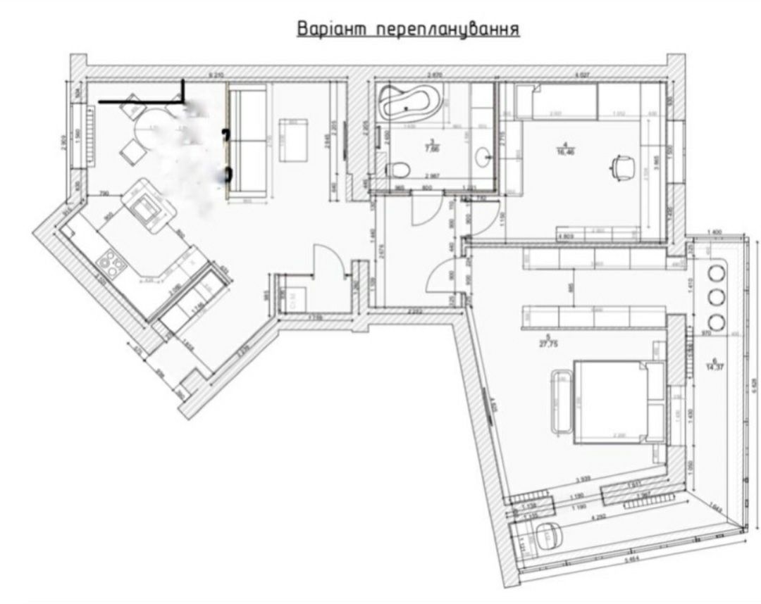 Обʼєкт нерухомості: 2 КІМ. КВАРТИРА, ПЛОЩА - 108 м², ЦІНА - 130 000 $
, Замостянський — HUBTRUST, Вінниця