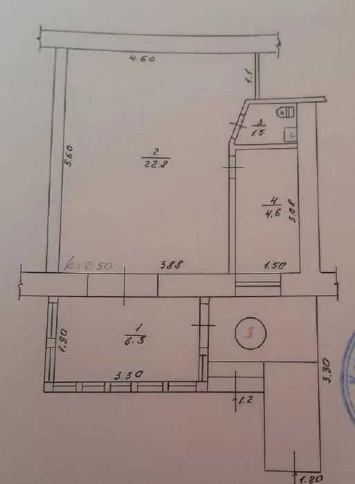 Фото ПЛОЩА - 35 м², ЦІНА - 55 000 $
, Замостянський у Вінниці