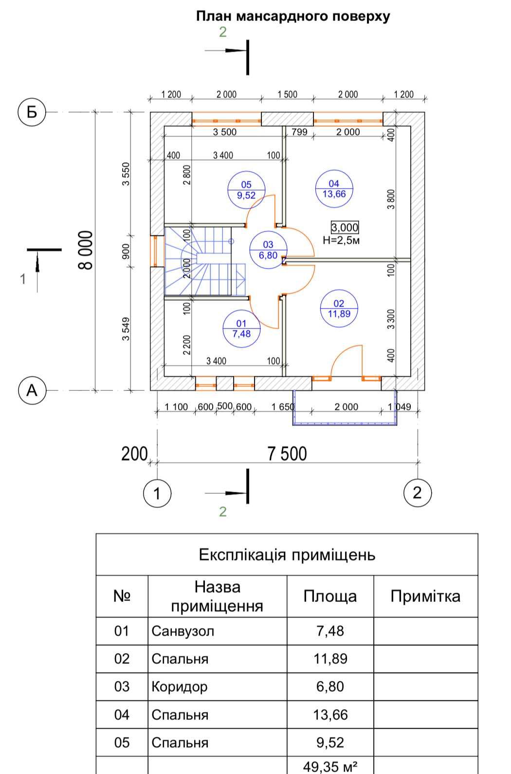 Фото 4 КІМ.  ТАУНХАУС ПЛОЩА – 100 м², ЦІНА – 61 000$, РАЙОН: Березина у Вінниці