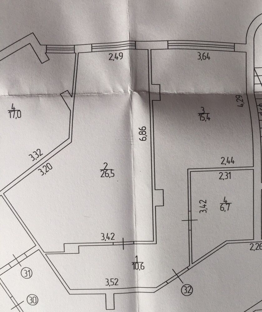 Фото 1 КІМ. КВАРТИРА, ПЛОЩА - 60 м², ЦІНА - 35 000 $
 у Вінниці