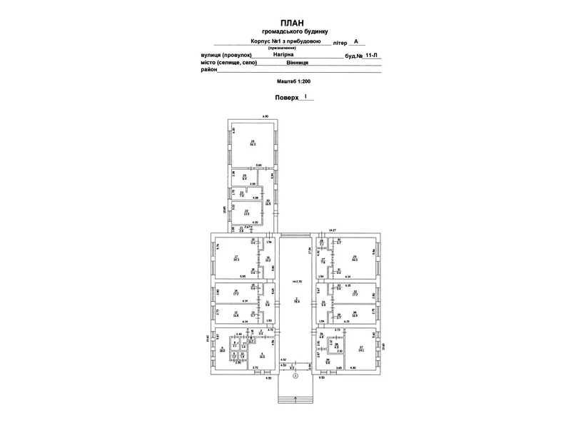 Фото ПЛОЩА - 660.2 м², ЦІНА - 1 278 $
 у Вінниці