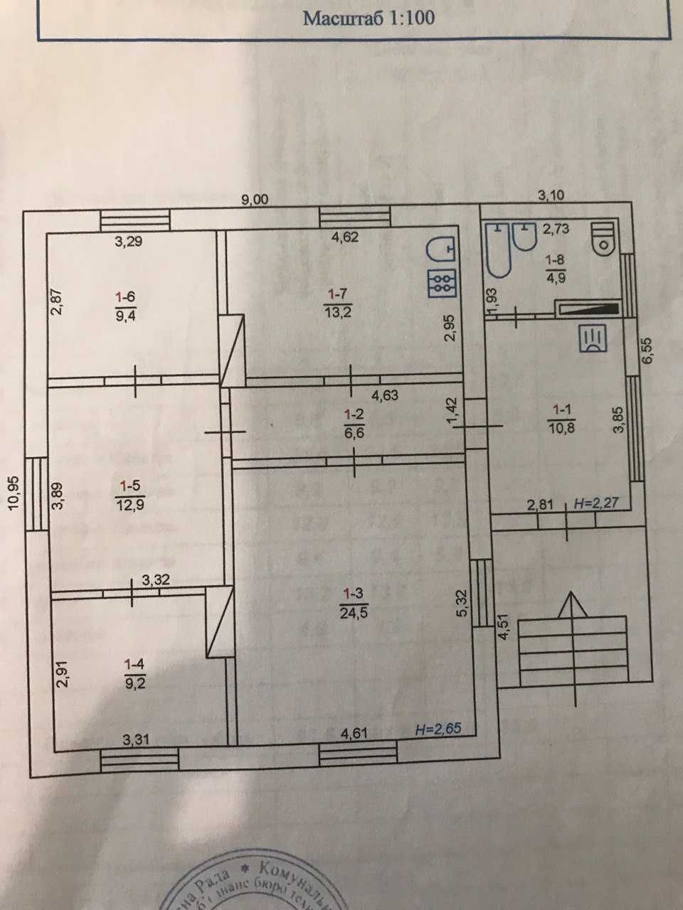 Фото 4 КІМ. БУДИНОК, ПЛОЩА - 109.86 м², ЦІНА - 49 500 $
 у Вінниці