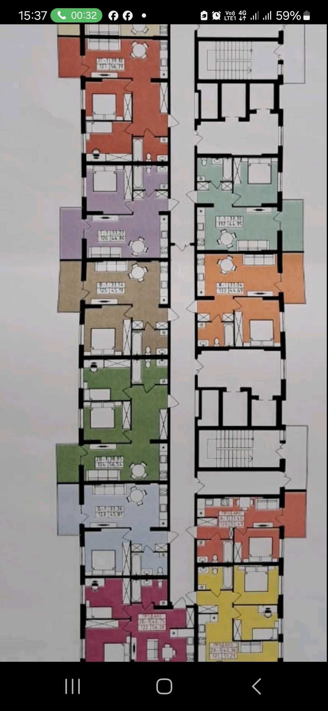Фото 1 КІМ. КВАРТИРА, ПЛОЩА - 44.7 м², ЦІНА - 34 800 $
 у Вінниці