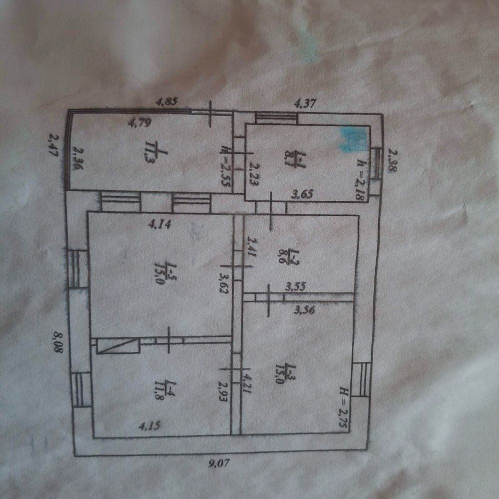 3 КІМ. БУДИНОК, ПЛОЩА - 69.8 м², ЦІНА - 29 000 $
