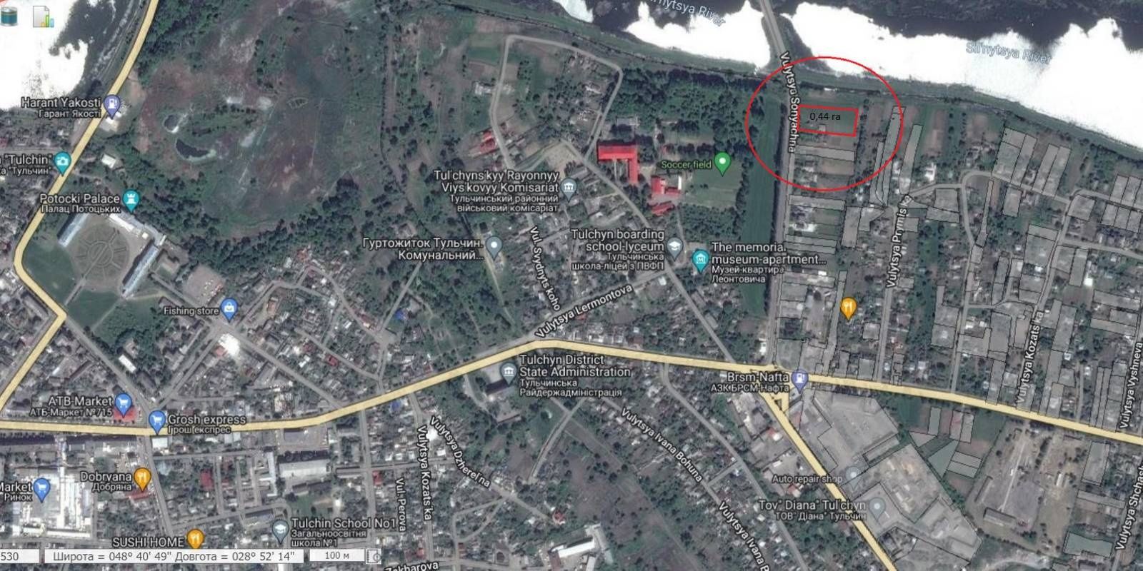 Обʼєкт нерухомості: ПЛОЩА - 44 CОТ., ЦІНА - 22 000 $
 — HUBTRUST, Вінниця