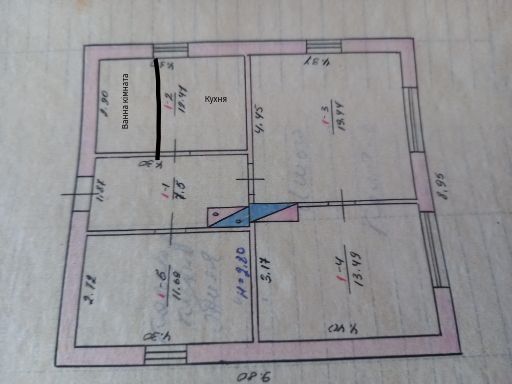 Обʼєкт нерухомості: 3 КІМ. БУДИНОК, ПЛОЩА - 60 м², ЦІНА - 56 000 $
 — HUBTRUST, Вінниця