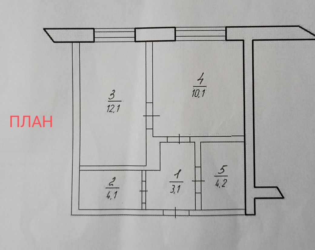 Обʼєкт нерухомості: 2 КІМ. КВАРТИРА, ПЛОЩА - 33.6 м², ЦІНА - 11 000 $
 — HUBTRUST, Вінниця