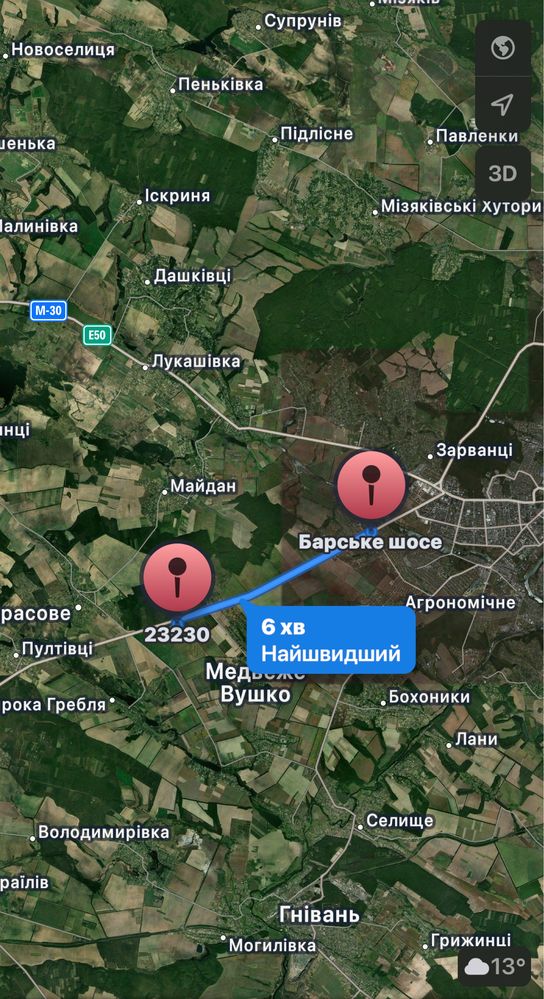 Обʼєкт нерухомості: ПЛОЩА - 5.2 CОТ., ЦІНА - 40 335 $
 — HUBTRUST, Вінниця