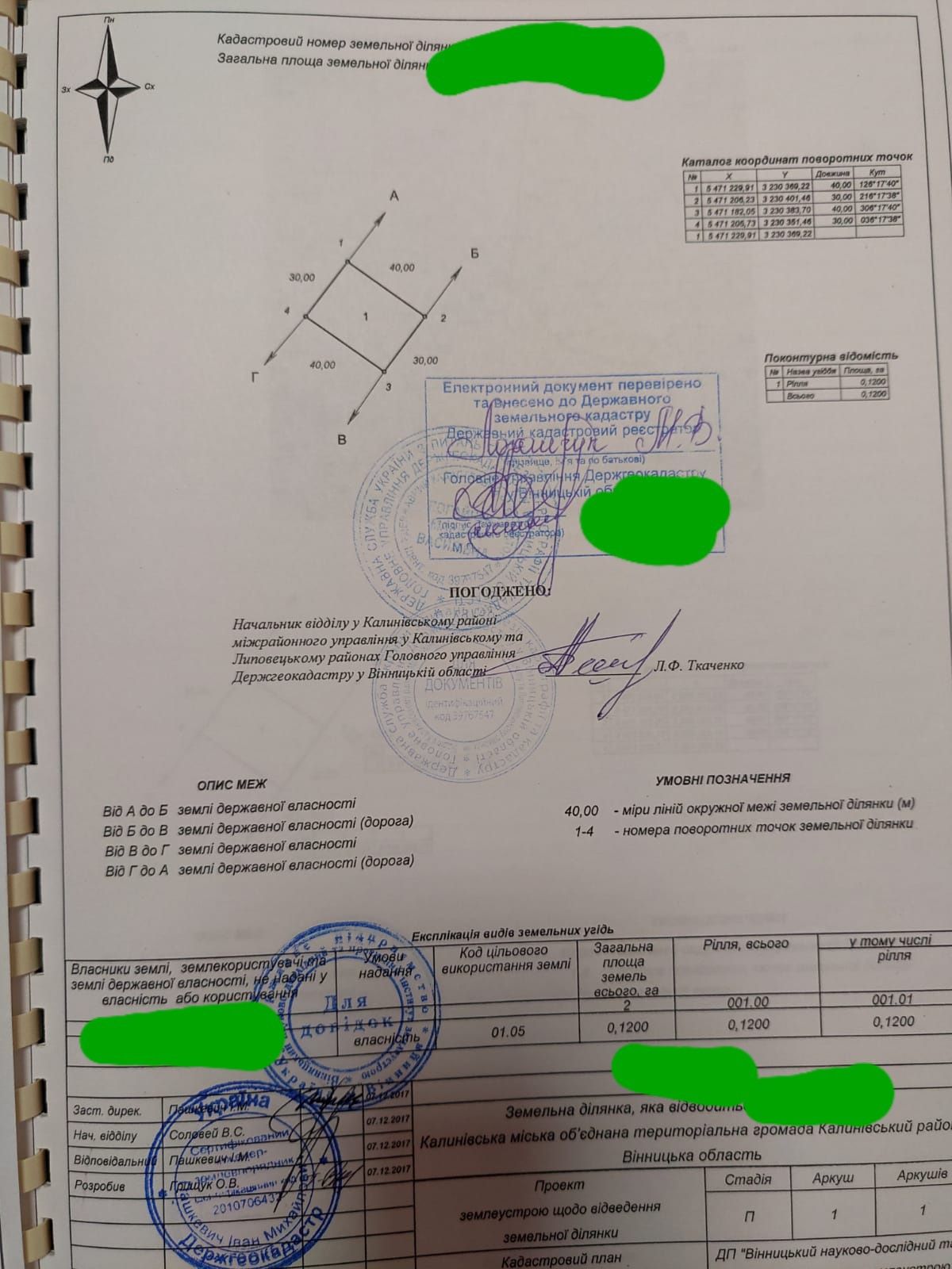 Обʼєкт нерухомості: ПЛОЩА - 12 CОТ., ЦІНА - 3 116 $
 — HUBTRUST, Вінниця