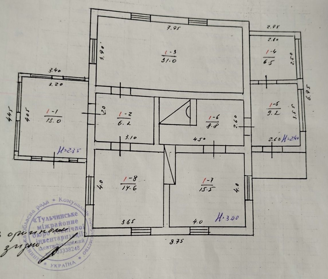 4 КІМ. БУДИНОК, ПЛОЩА - 104 м², ЦІНА - 17 000 $
