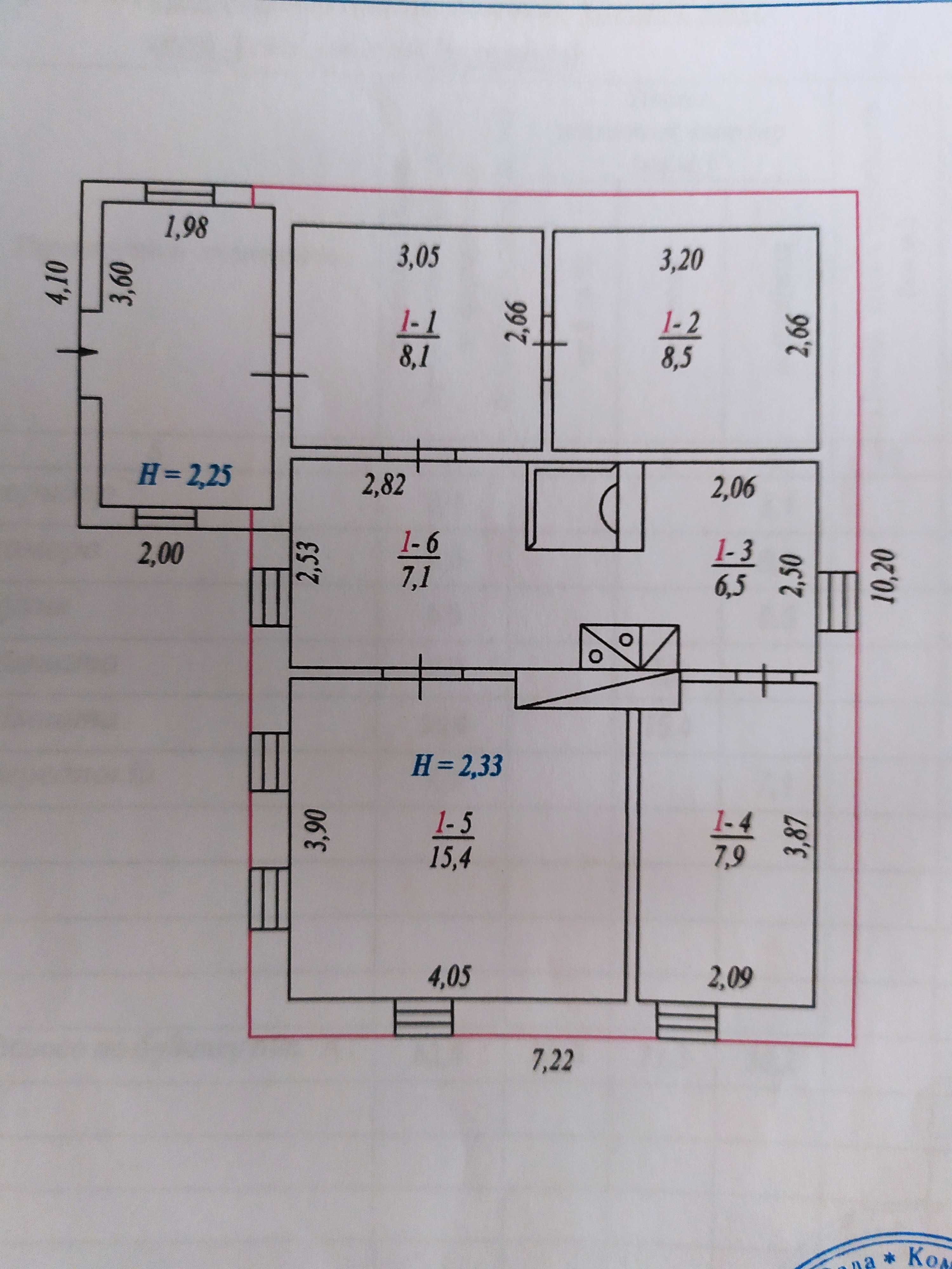 Обʼєкт нерухомості: 2 КІМ. БУДИНОК, ПЛОЩА - 53 м², ЦІНА - 8 500 $
 — HUBTRUST, Вінниця
