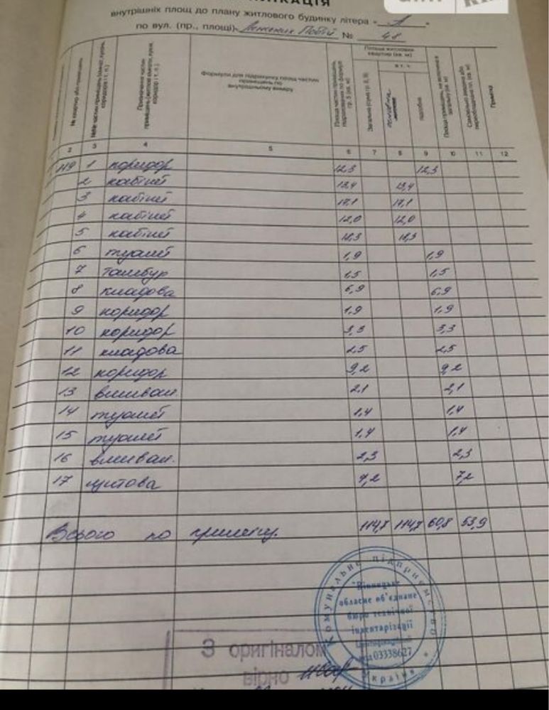 Обʼєкт нерухомості: ПЛОЩА - 130 м², ЦІНА - 835 $
 — HUBTRUST, Вінниця