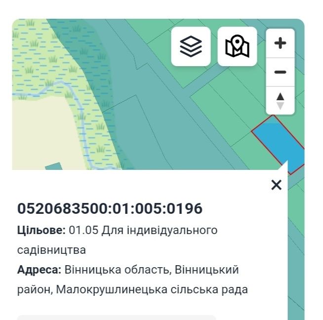 Обʼєкт нерухомості: ПЛОЩА - 0.1 CОТ., ЦІНА - 3 000 $
 — HUBTRUST, Вінниця