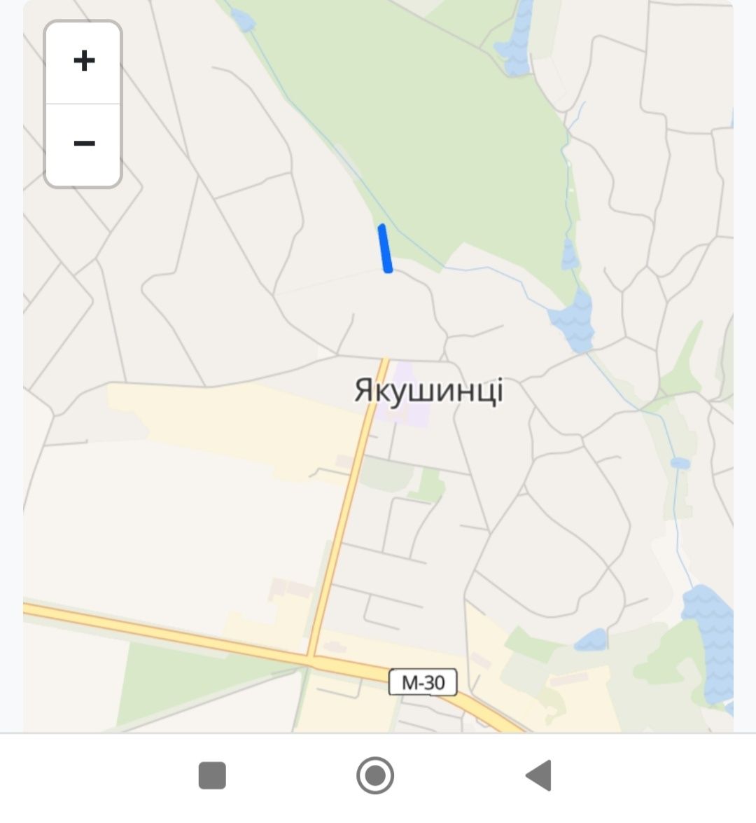 ПЛОЩА – 20 сот., ЦІНА – 50 000$, РАЙОН: Якушинці