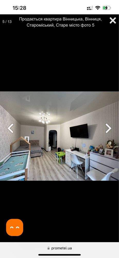 1 КІМ.  КВАРТИРА ПЛОЩА – 40 м², ЦІНА – 52 000$, РАЙОН: Старе місто