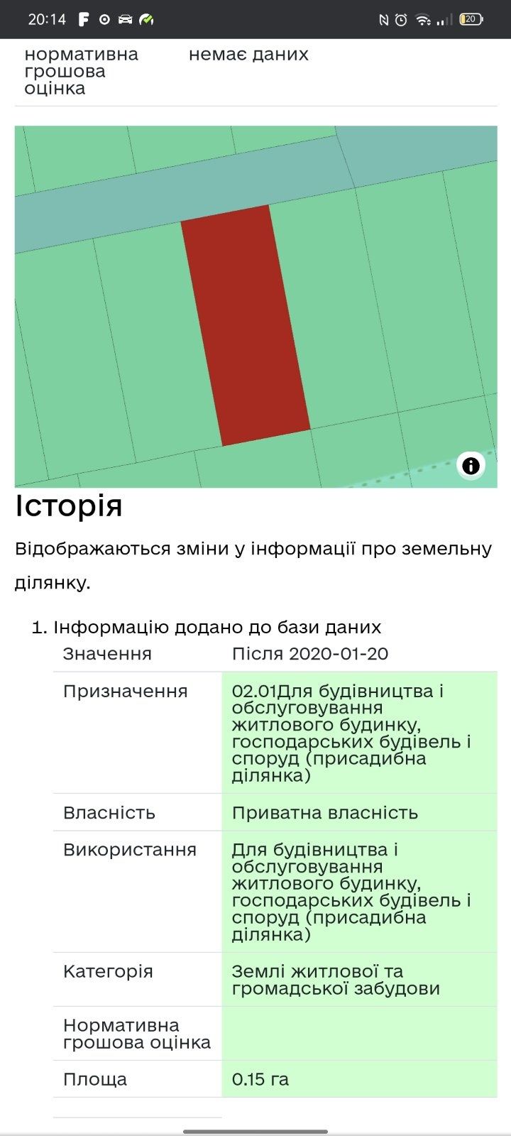 Обʼєкт нерухомості: ПЛОЩА - 15 CОТ., ЦІНА - 6 000 $
 — HUBTRUST, Вінниця