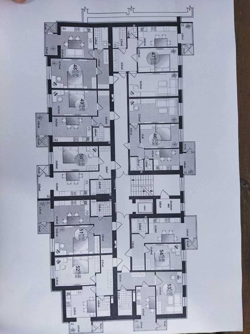 Обʼєкт нерухомості: 1 КІМ. КВАРТИРА, ПЛОЩА - 44.5 м², ЦІНА - 38 500 $
 — HUBTRUST, Вінниця