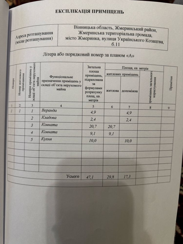 Обʼєкт нерухомості: 3 КІМ. БУДИНОК, ПЛОЩА - 94.2 м², ЦІНА - 18 000 $
 — HUBTRUST, Вінниця