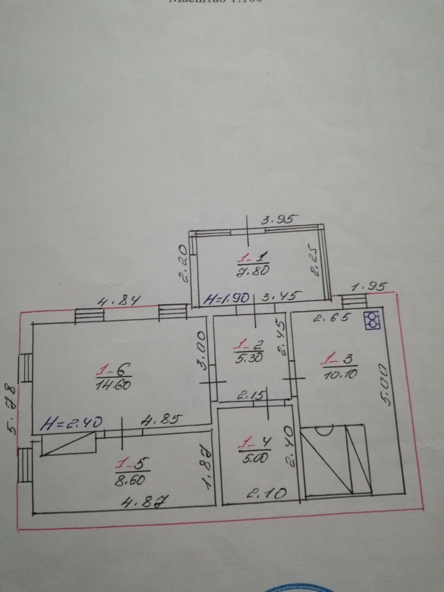 Обʼєкт нерухомості: 2 КІМ. БУДИНОК, ПЛОЩА - 51.4 м², ЦІНА - 4 307 $
 — HUBTRUST, Вінниця