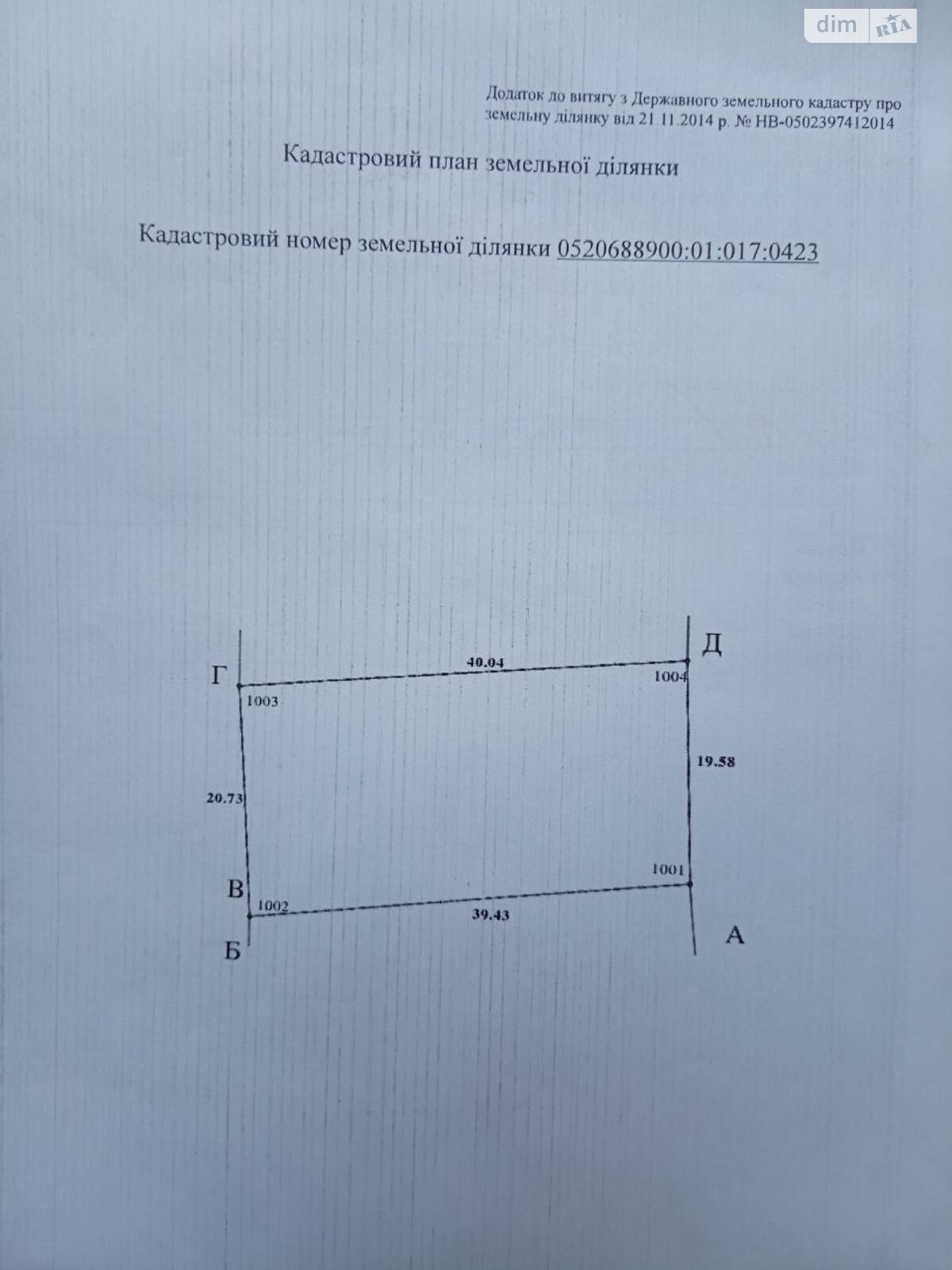 Обʼєкт нерухомості: ПЛОЩА - 8 CОТ., ЦІНА - 8 000 $
 — HUBTRUST, Вінниця