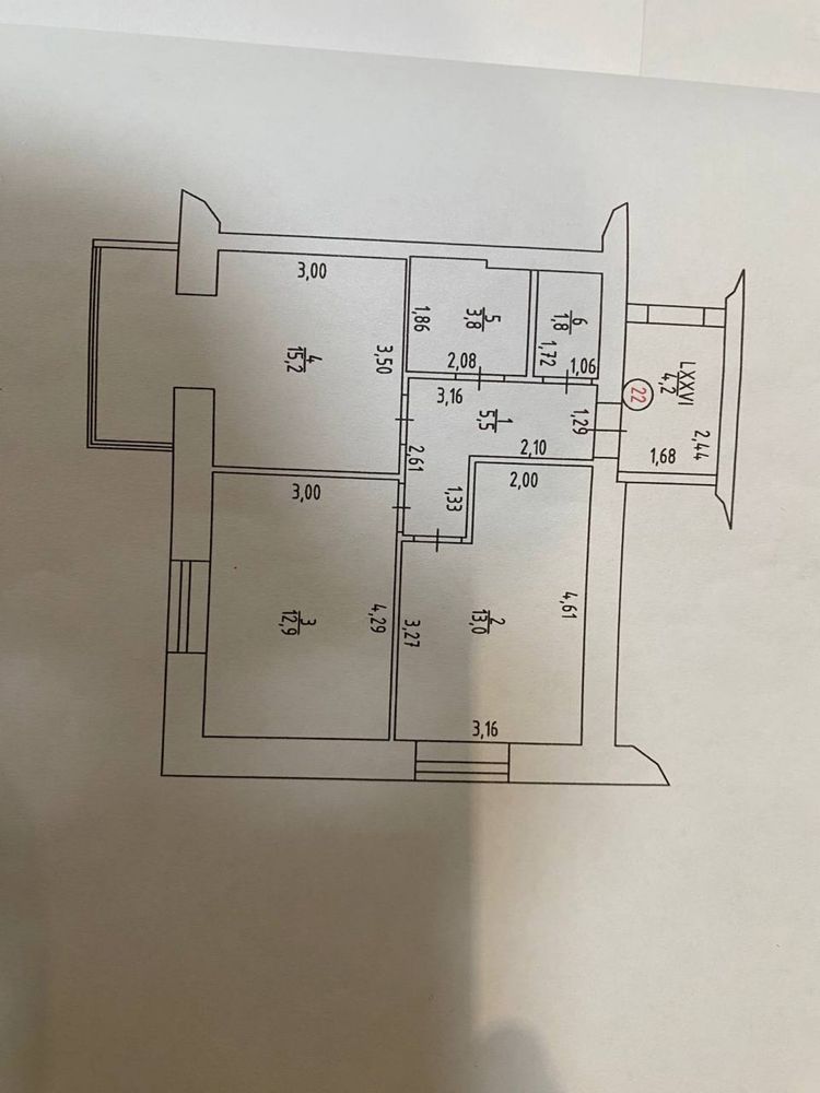 Обʼєкт нерухомості: 2 КІМ. КВАРТИРА, ПЛОЩА - 56.4 м², ЦІНА - 67 000 $
 — HUBTRUST, Вінниця