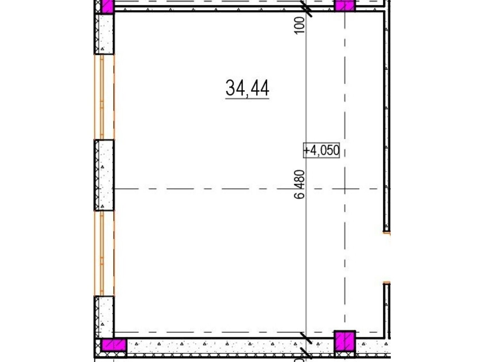 ПЛОЩА - 34.44 м², ЦІНА - 44 620 $
, 4-й пров. Леоніда Каденюка(Комарова)