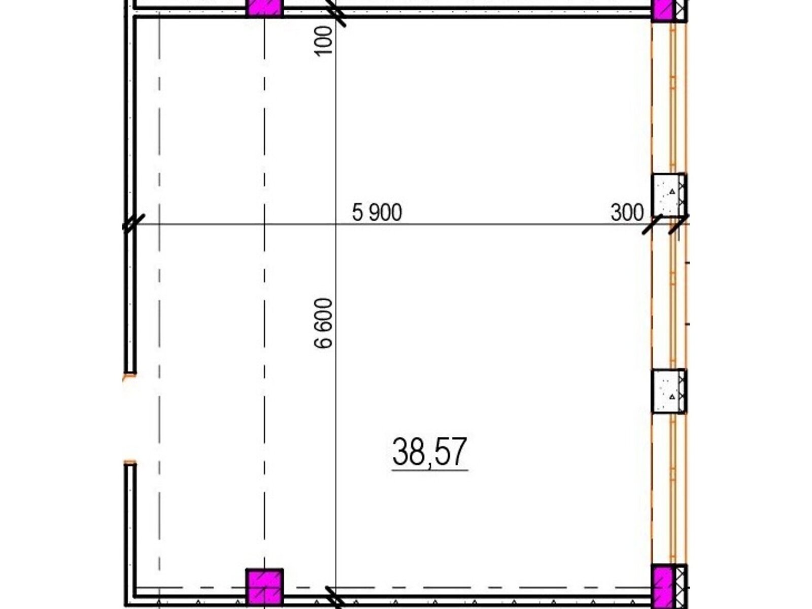 ПЛОЩА - 38.57 м², ЦІНА - 49 971 $
, 4-й пров. Леоніда Каденюка(Комарова)