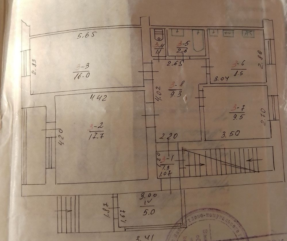 Обʼєкт нерухомості: 3 КІМ. КВАРТИРА, ПЛОЩА - 77.9 м², ЦІНА - 33 000 $
 — HUBTRUST, Вінниця