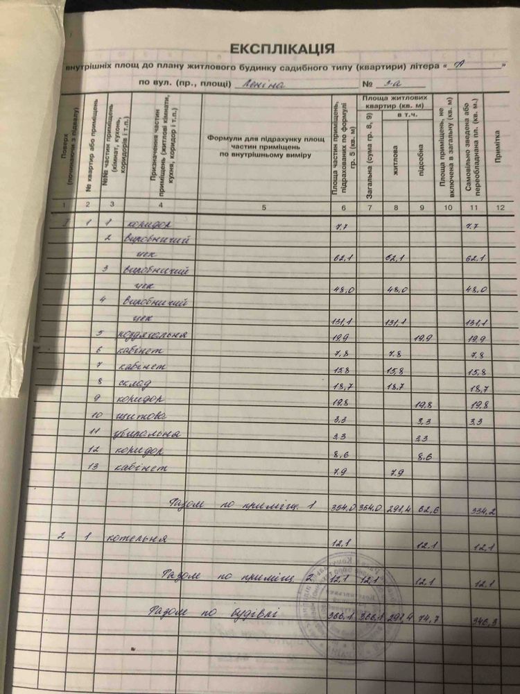 Обʼєкт нерухомості: ПЛОЩА - 366.1 м², ЦІНА - 100 000 $
 — HUBTRUST, Вінниця