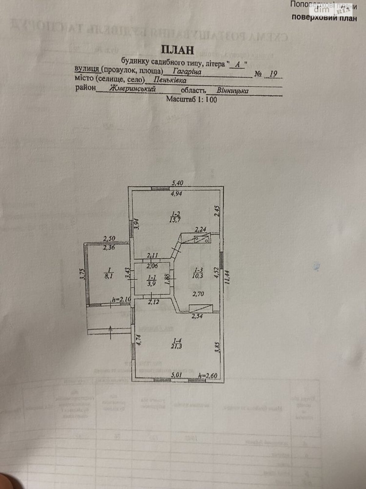 Обʼєкт нерухомості: 2 КІМ. БУДИНОК, ПЛОЩА - 65 м², ЦІНА - 7 000 $
, вул. Гагаріна — HUBTRUST, Вінниця