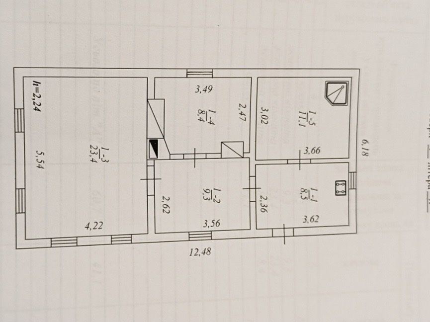 Обʼєкт нерухомості: 5 КІМ. БУДИНОК, ПЛОЩА - 61 м², ЦІНА - 10 500 $
 — HUBTRUST, Вінниця