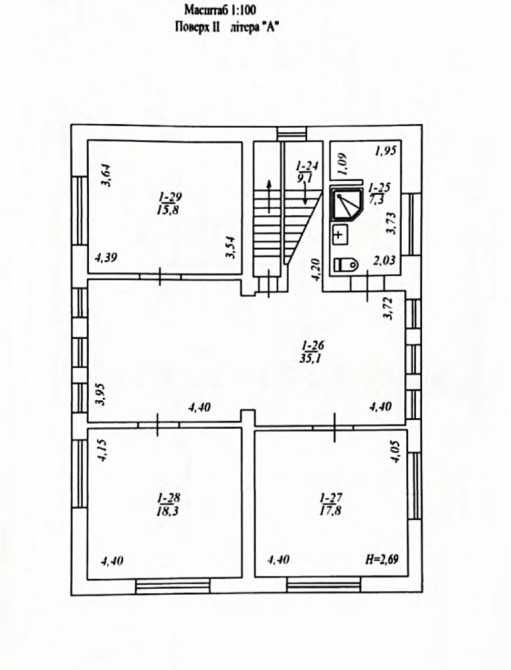 Обʼєкт нерухомості: 4 КІМ. БУДИНОК, ПЛОЩА - 340 м², ЦІНА - 80 000 $
 — HUBTRUST, Вінниця