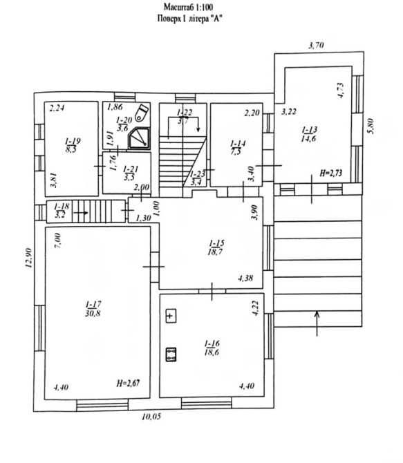 Обʼєкт нерухомості: 4 КІМ. БУДИНОК, ПЛОЩА - 340 м², ЦІНА - 80 000 $
 — HUBTRUST, Вінниця