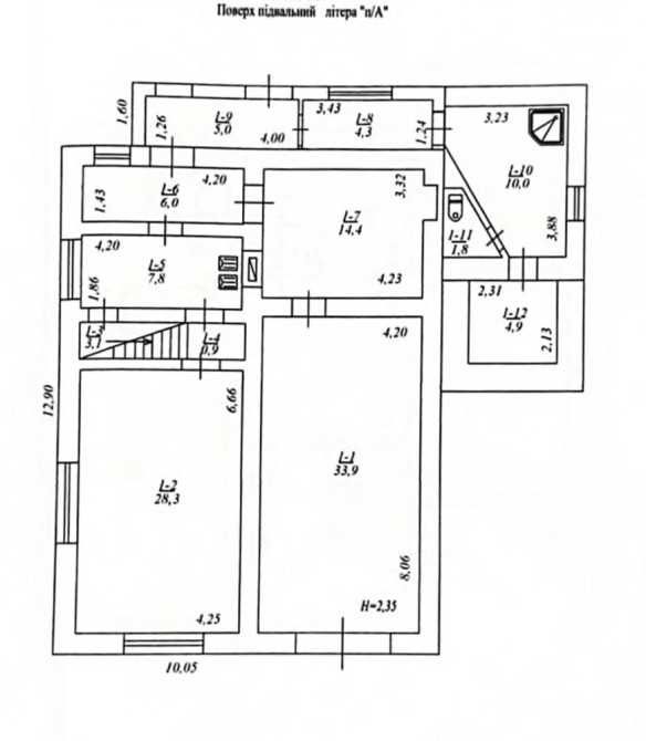 Обʼєкт нерухомості: 4 КІМ. БУДИНОК, ПЛОЩА - 340 м², ЦІНА - 80 000 $
 — HUBTRUST, Вінниця