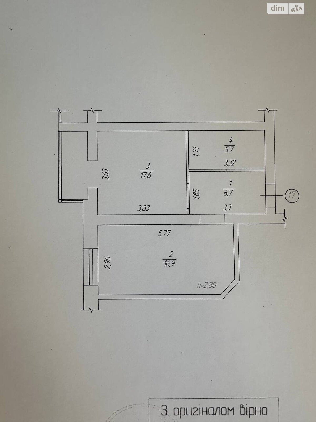 Обʼєкт нерухомості: 1 КІМ. КВАРТИРА, ПЛОЩА - 47 м², ЦІНА - 74 000 $
, вул. 600-річчя — HUBTRUST, Вінниця
