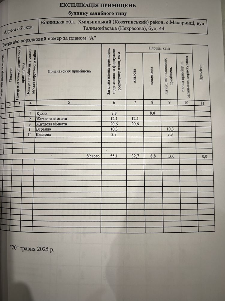 Обʼєкт нерухомості: 2 КІМ. БУДИНОК, ПЛОЩА - 55.1 м², ЦІНА - 7 000 $
 — HUBTRUST, Вінниця