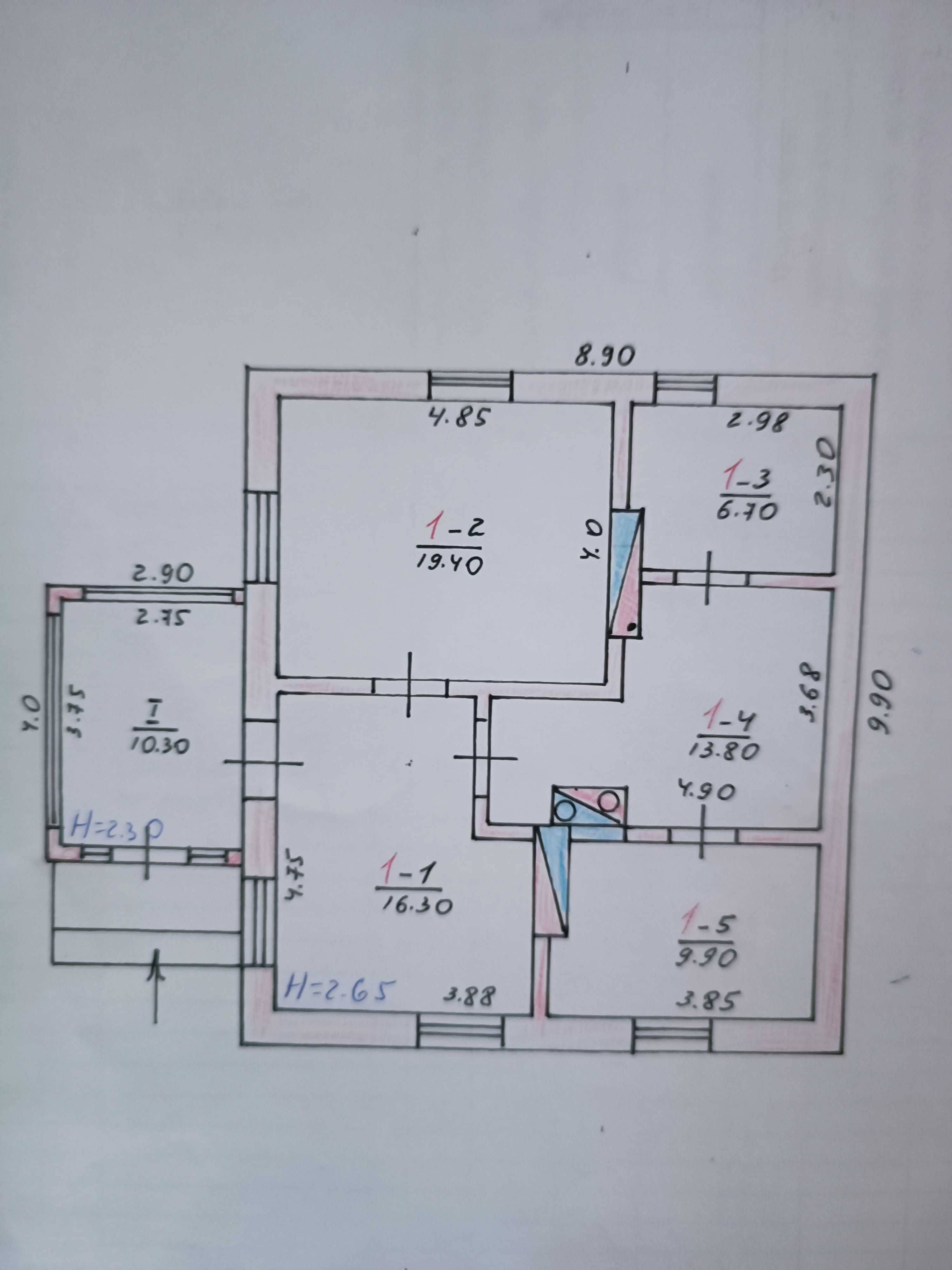 Обʼєкт нерухомості: 4 КІМ. БУДИНОК, ПЛОЩА - 77 м², ЦІНА - 6 000 $
 — HUBTRUST, Вінниця
