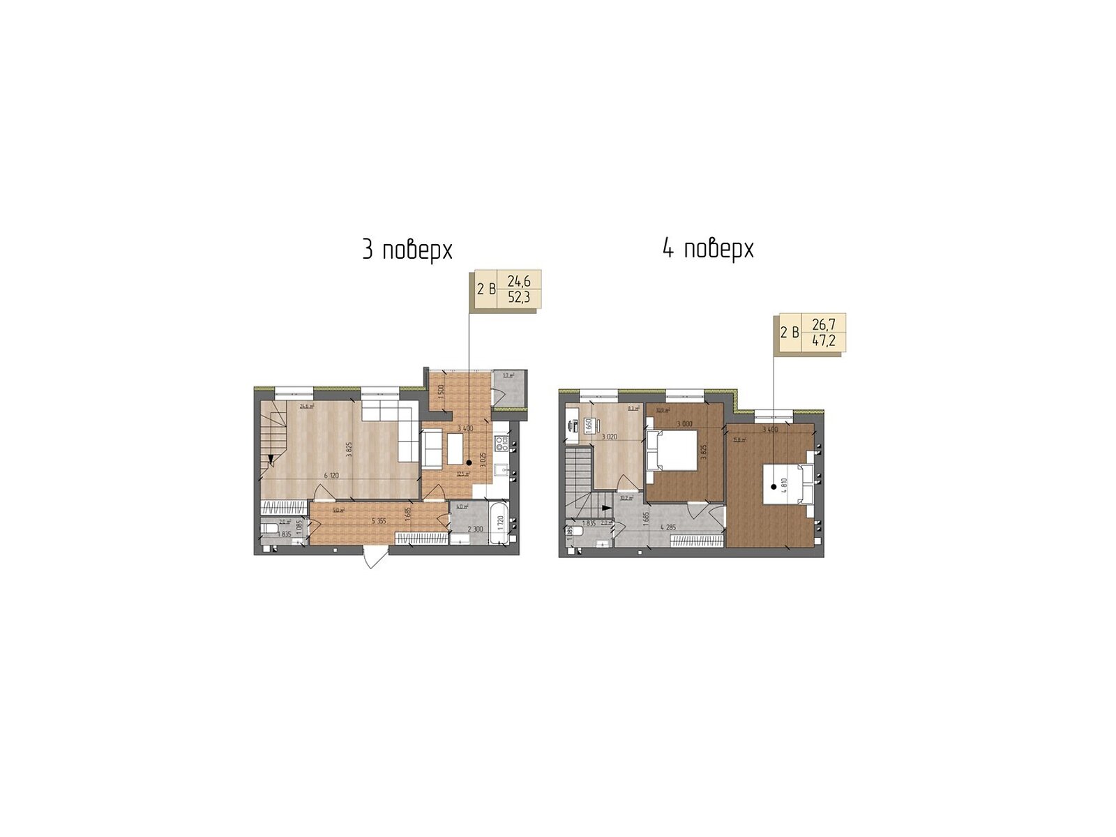 3 КІМ. КВАРТИРА, ПЛОЩА - 99.5 м², ЦІНА - 78 605 $
, вул. Євгена Патона