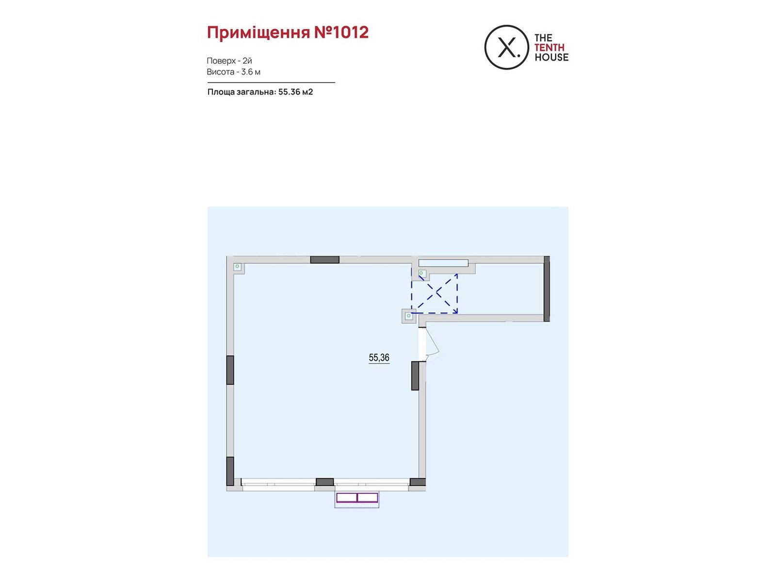ПЛОЩА - 55.36 м², ЦІНА - 131 967 $
, вул. Келецька