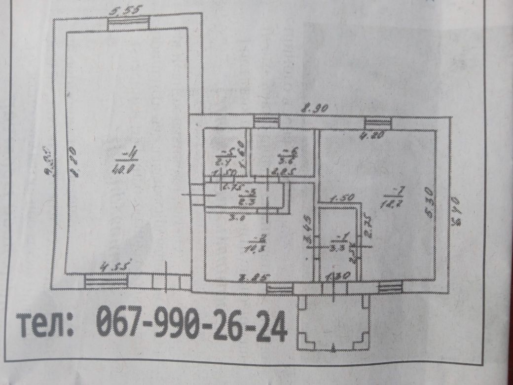 Обʼєкт нерухомості: ПЛОЩА - 80 м², ЦІНА - 300 $
 — HUBTRUST, Вінниця